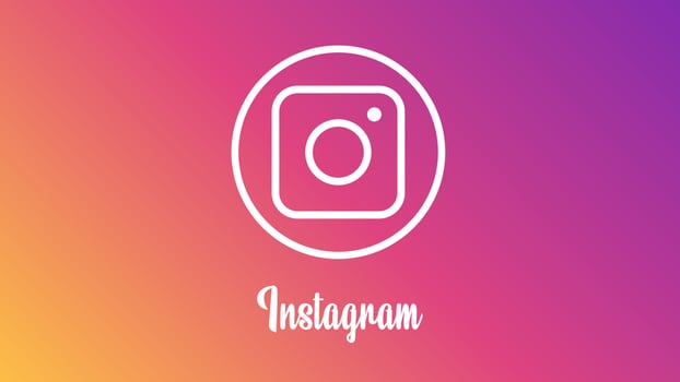 Design of Instagram logo on background. vector