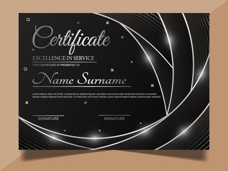 Promotion Certificate Template vector