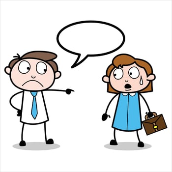 young businessman cartoon character asset vector
