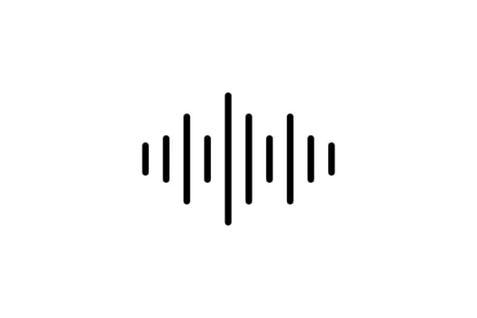 Sound Wave Music Volume Icon Symbol for Logo, Apps, Pictogram, Website or Graphic Design Element. Vector Illustration