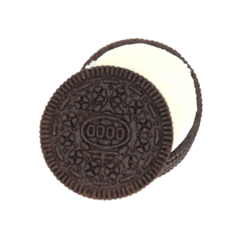 cookies chocolate with cream filling between on transparent background png file