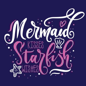 MERMAID KISSES TEE vector