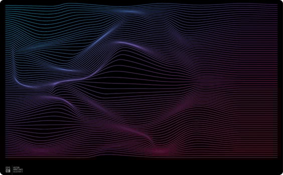 wavy vector lines