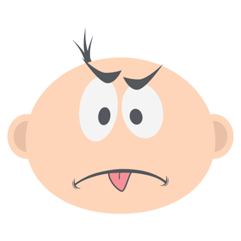 baby boy head emoticon face expression collection png