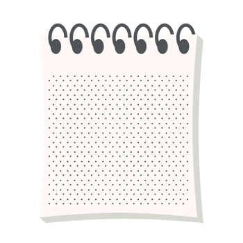 blank notebook millimeter block checkered paper texture variation collection set png