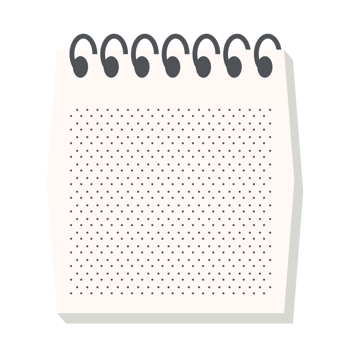 blank notebook millimeter block checkered paper texture variation collection set png