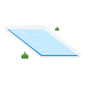 swimming pool swim area collection set png