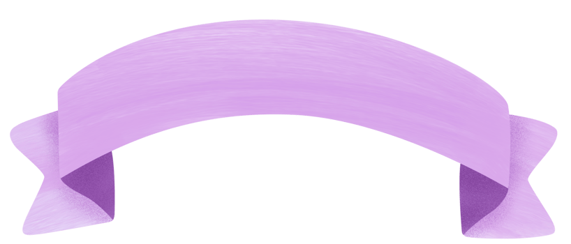 Ribbon banner. Cute pastel ribbon. png