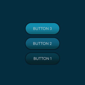 Web and ui application color button on dark background vector