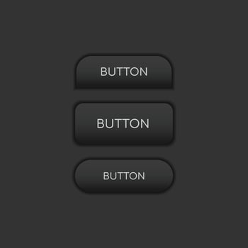Web and ui application color button on dark background vector