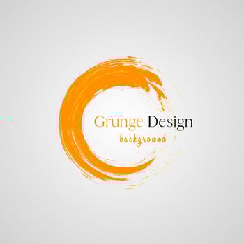 Abstract circle grunge vector ilustration