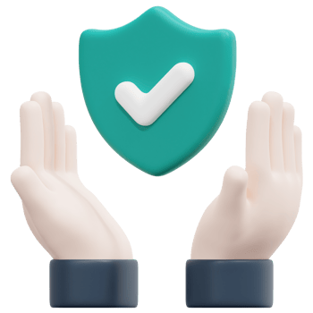 hands 3d render icon illustration png