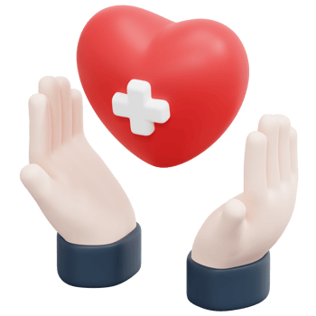 health 3d render icon illustration png