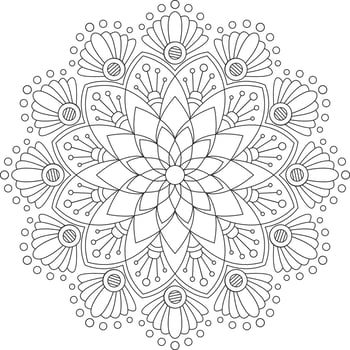 Creative Mandala Design vector