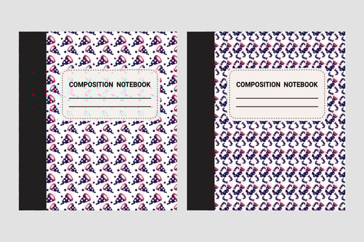 Christmas composition book vector