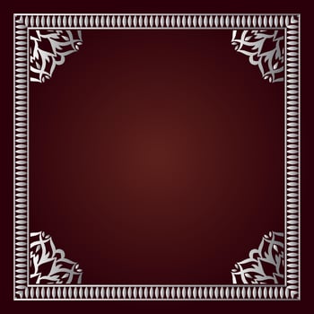 vintage frame  classic decoration  antique carving vector