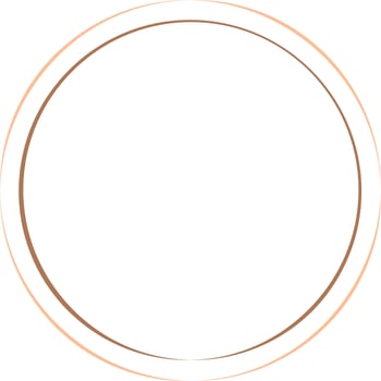 Circular Border Frames Isolated on White Background.  Trendy design element for border frame, logo, blackout tattoo, symbol, web, prints, posters, template, pattern and abstract background vector