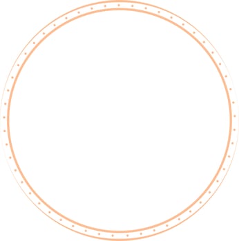 Circular Border Frames Isolated on White Background.  Trendy design element for border frame, logo, blackout tattoo, symbol, web, prints, posters, template, pattern and abstract background vector