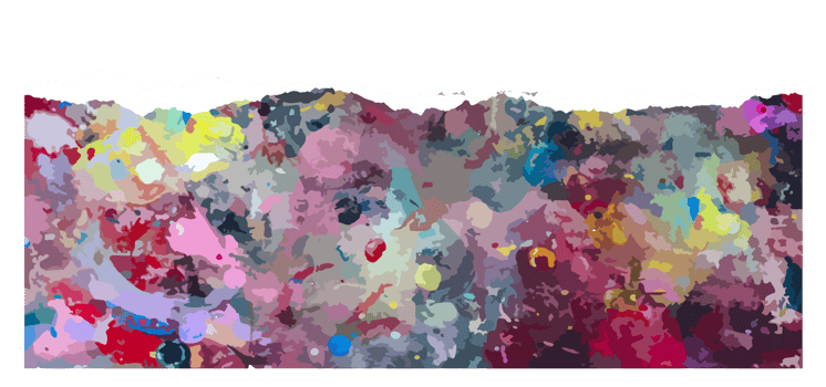a colorful paper tears png