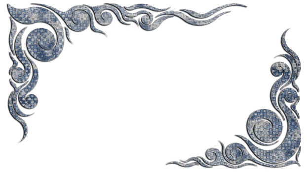 A 3d rendering image of Thai pattern frame on a white background png
