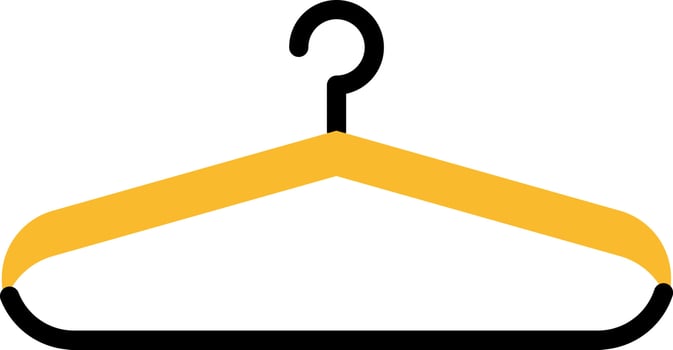 Shopping mall wardrobe, illustration, vector on a white background.