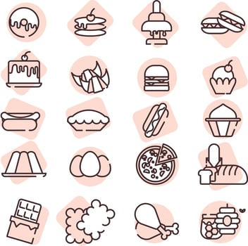 Restaurant menu, illustration, vector on a white background.