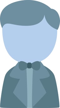 Wedding groom, illustration, vector, on a white background. vector