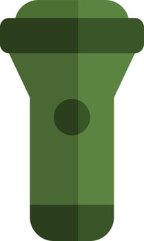 Camping flashlight, illustration, vector, on a white background. vector