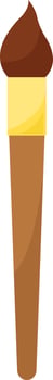 Paint brush, illustration, vector on white background