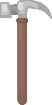 Hammer tool , illustration, vector on white background