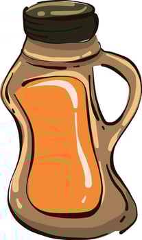Cartoon maple siyrup vector