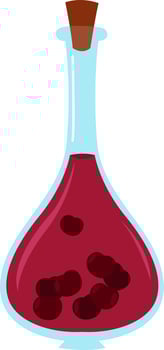 Red drink ,illustration,vector on white background vector