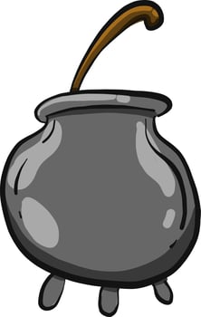Cooking potions , illustration, vector on white background