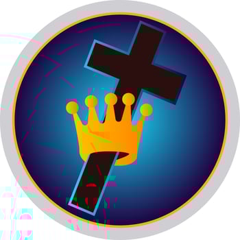 Symbol of a First Church of Christ vector illustration on a white background