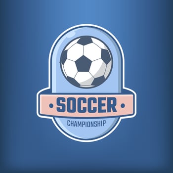 Football club ornament logo for teams, championships, leagues and cups vector