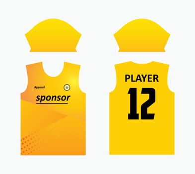 abstract pattern jersey printing design for sublimation jersey. jersey templates for sports teams football, basketball, cycling, volleyball, etc. orange color theme vector