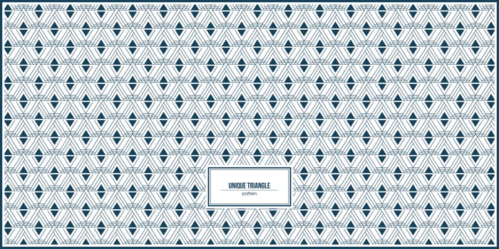 unique triangle pattern with modern style vector