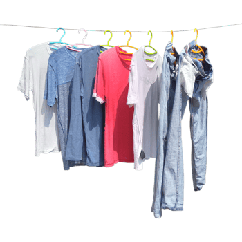 Clothes that are dried outside png