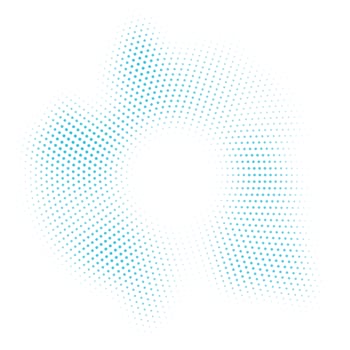 abstract background with a blue halftone dot design vector