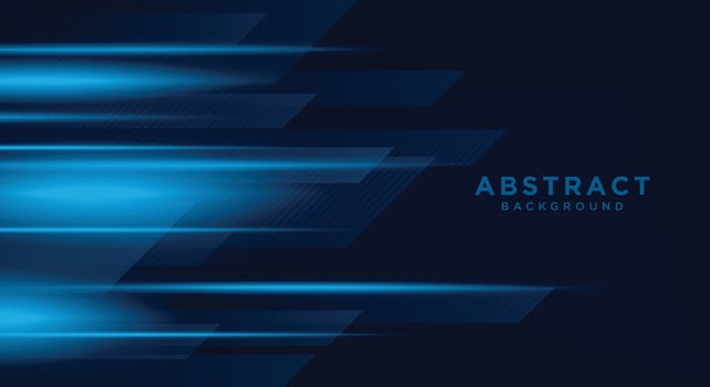 Digital image of light rays, stripes lines with blue light. Vector Abstract, science, futuristic, energy technology concept.