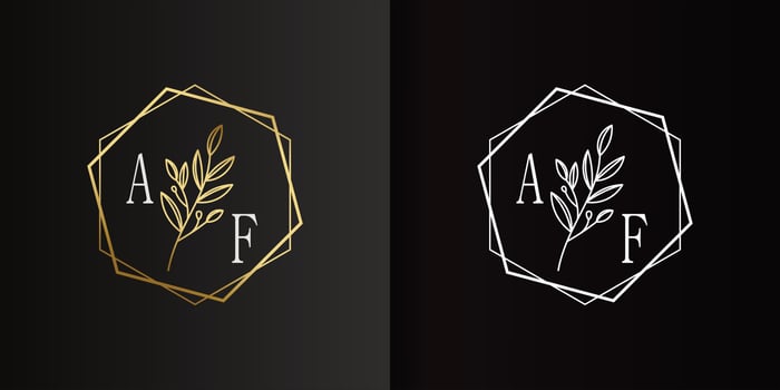 flower design logo for decoration vector