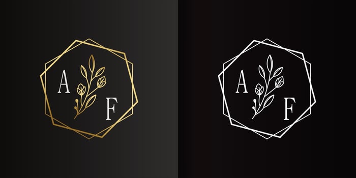 flower design logo for decoration vector