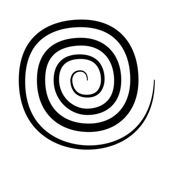 Swirl with transparent background. PNG with transparent background.