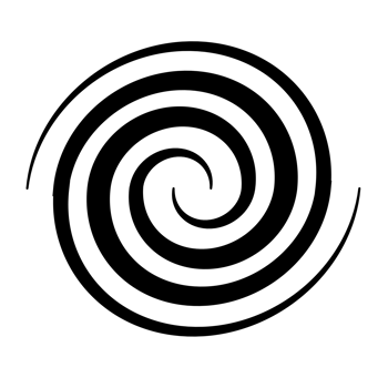 Swirl with transparent background. PNG with transparent background.