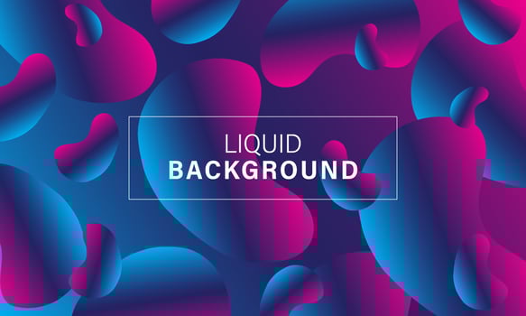 3d liquid background vector