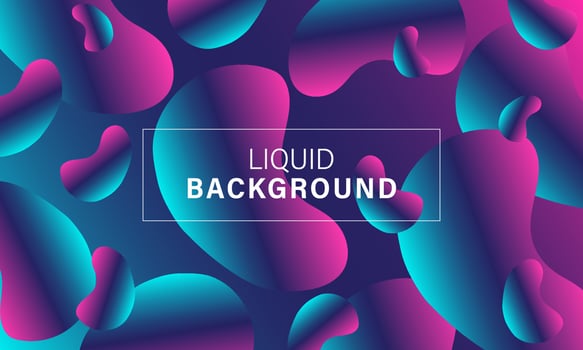 3d liquid background vector