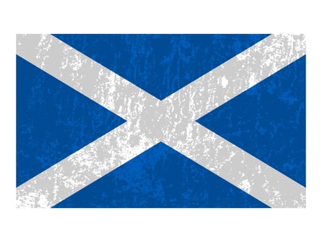 Scotland flag, official colors and proportion. Vector illustration.