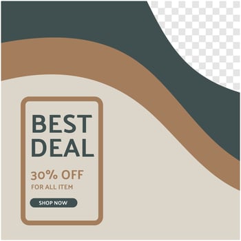 SOCIAL MEDIA TEMPLATE POST vector