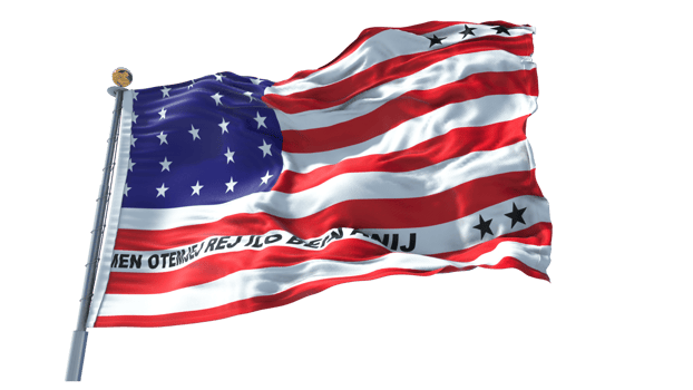 Bikini Atol waving flag PNG
