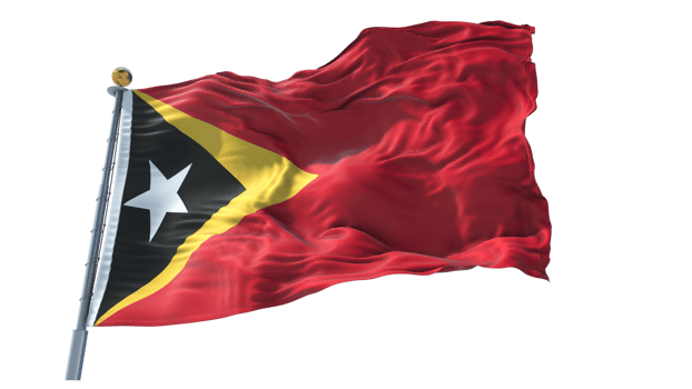 East Timor Flag PNG